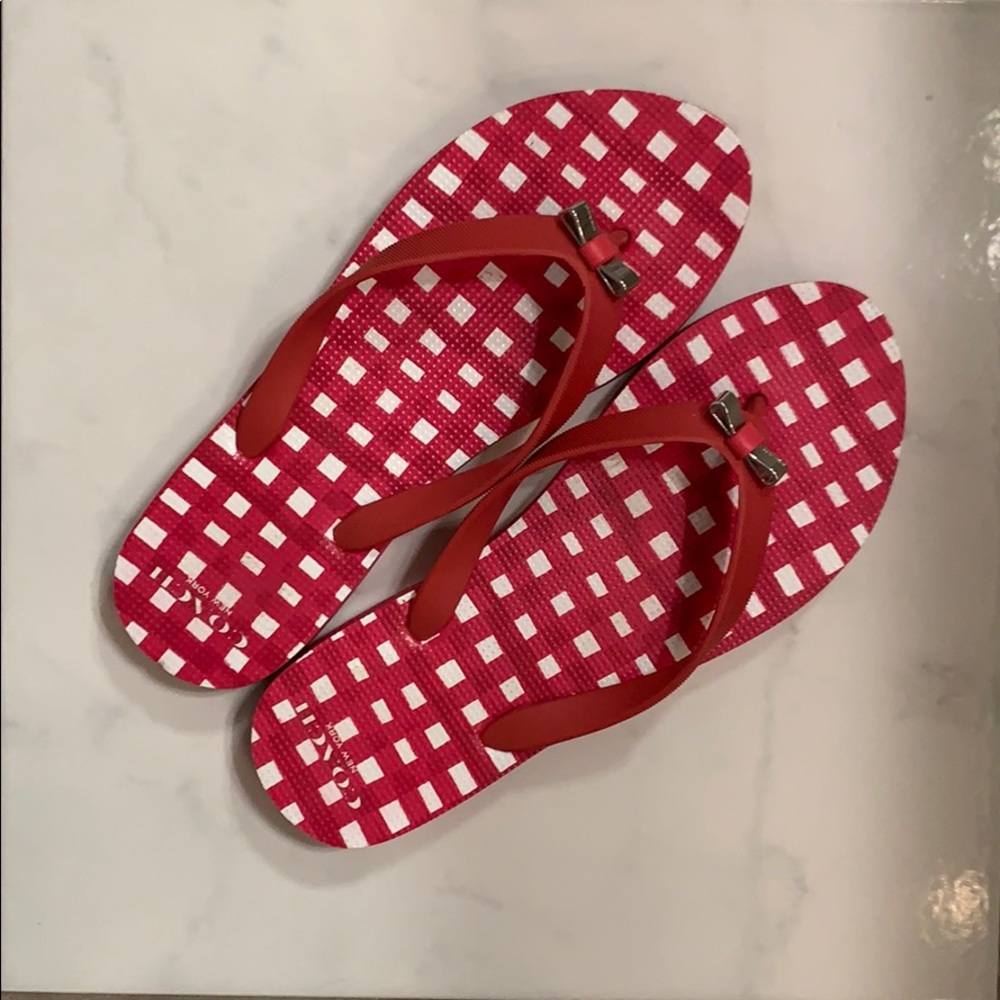 Coach Flip Flops